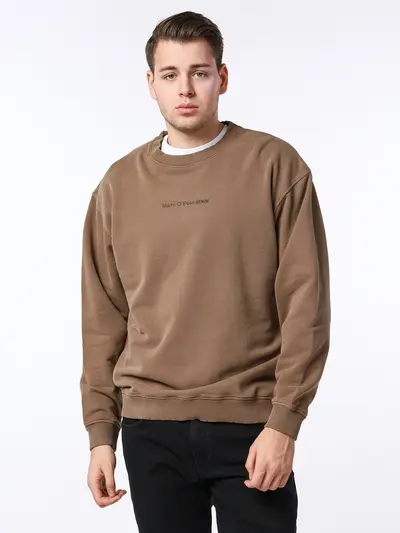 Свитшот свободного кроя из натурального хлопка